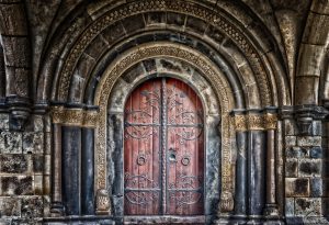 Ornate door