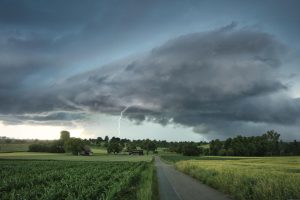 storm in the distance