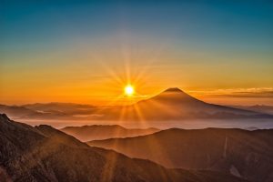 Mountain sunrise