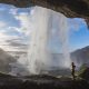 Waterfall cave