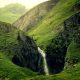 mountain waterfall
